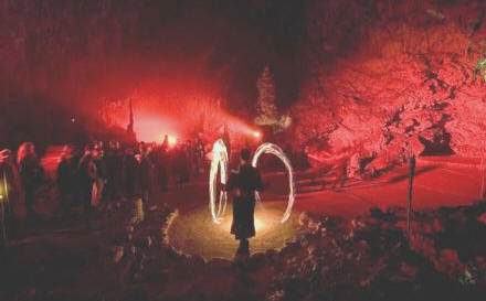 Grotte di Pertosa - Spettacolo L'Inferno di Dante