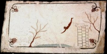 Tomba del tuffatore (470 a.C.) - dipinti