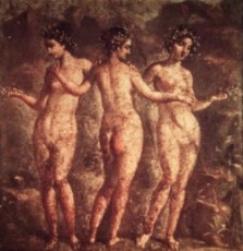 Pompei: dipinti e affreschi (Tre Grazie-Museo Archeologico Napoli)