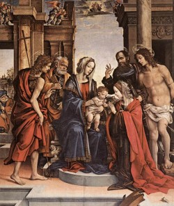 Nozze mistiche di S. Caterina (Filippino Lippi)