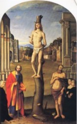 Nicola Pisano: San Sebastiano e altri Santi (Pinacoteca)
