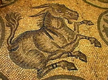 Cripta degli Scavi_mosaico teodoriano-particolare