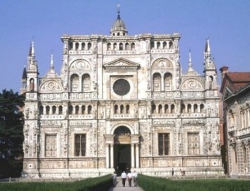 Certosa di Pavia: Facciata