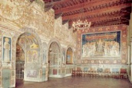 Sala del Mappamondo e Maestà di Simone Martini