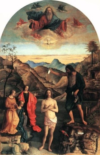 S. Corona_Giovanni Bellini-Battesimo di Cristo