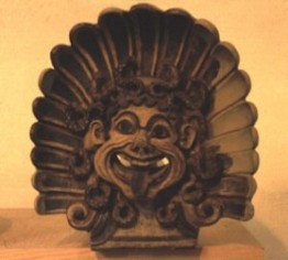 Veio_Antefissa con maschera di Gorgona-terracotta (Villa Giulia RM)