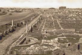 Ostia Antica: vista degli scavi