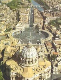 San Pietro: vista aerea