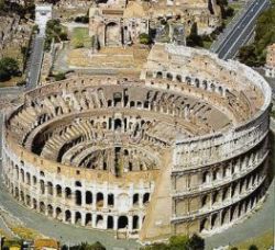 Colosseo: veduta aerea