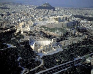 Atene: vista aerea