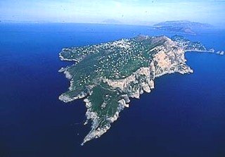 Isola di Capri: veduta aerea