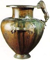 Hydria in bronzo
