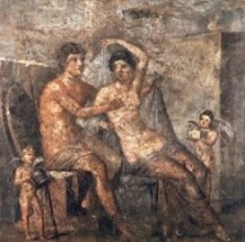 Pompei: dipinti e affreschi (Marte e Venere)