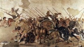 Pompei: dipinti e affreschi  (Battaglia di Isso)