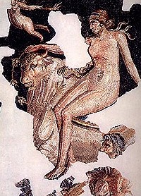 Mosaico di domus romana raffigurante il ratto di Europa (Museo)