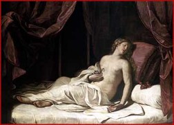 Palazzo Rosso: Cleopatra morente (Guercino)