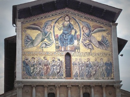 Lucca_S. Frediano-mosaico esterno