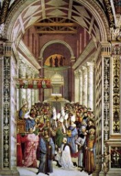 Enea Piccolomini incoronato papa (Pinturicchio)