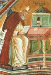 Giotto: I dottori della Chiesa (part.)
