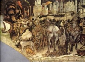 S. Giorgio che libera la principessa di Trebisonda (Pisanello)