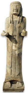 British Museum_Tomba di Iside-Prima gentildonna-marmo (statuetta)