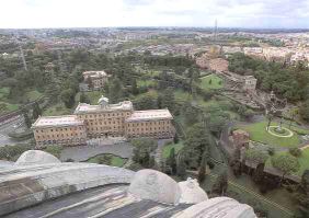 Giardini Vaticani: vista panoramica