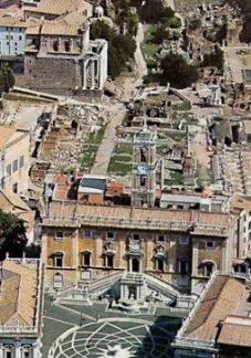 Vista del Campidoglio e del Foro Romano