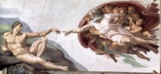 Cappella Sistina_Creazione dell'Uomo (Michelangelo)
